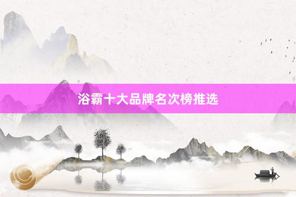 浴霸十大品牌名次榜推选
